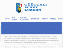 Tablet Screenshot of gzlu.ch